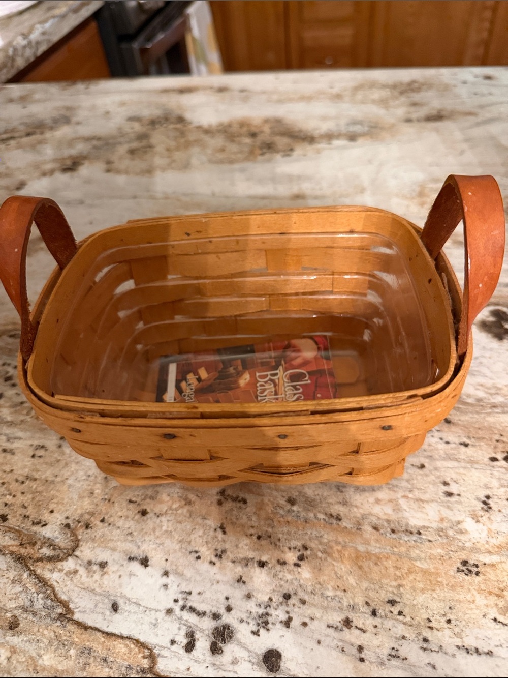 Longaberger Tea Basket w/ Protector
